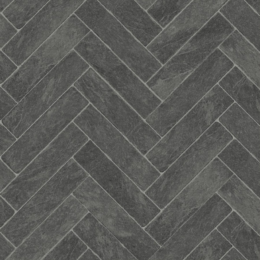 Black herringbone Tile